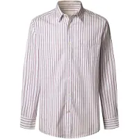 Pepe Jeans for man. PM3091184 Shirt Pietro white (L), Casual, Cotton, Long sleeve