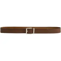 Gant for man. 9940157 Brown Logo leather belt (90 cm), Casual, Classic