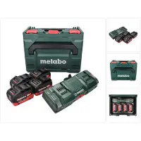 Metabo Tarvikesarja Metabo 685143000; 18 V; 4x10 Ah + Laturi ASC 145 Duo