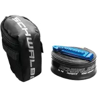 Schwalbe satulalaukku sis. sisäkumi ja rengasrauta 28"