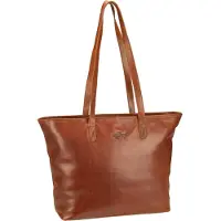 Greenburry Vintage Shopperit XXL Nahka 47 cm Kannettavan tietokoneen taskun syvyys Ruskea