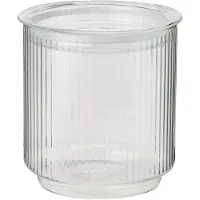 Stelton Pilastro Opbevaringskrukke 0.6 L. Clear - Nude - 0.6 L