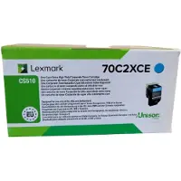Lexmark 70C2XCE-laservärikasetti, cyaan