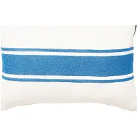 Lexington Embroidery Center Striped Linen/Cott 60X40 Pillow - White - 40X60