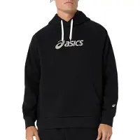 Asics for man. 2031F327 Black Logo Fleece Sweatshirt (M), Casual, Sport, Cotton