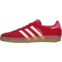 Adidas Originals Matalavartiset tennarit 'GAZELLE' vaaleanpunainen / punainen / valkoinen