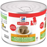 Hill's Pet Nutrition 24x200g Puppy & Mother Tender Mousse kana koiran märkäruoka