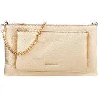 Michael Kors for woman. 32F5GJ6C8M Gold leather convertible shoulder bag (OSFA), Casual