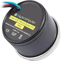 Aqua Computer D5 pumppumoottori, jossa PWM sisääntulo ja nopeussignaali, musta/hopea