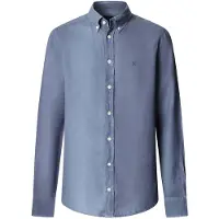 Hackett Hm3010635 Linen Pitkähihainen Kauluspaita