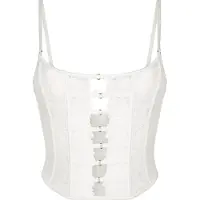 Hunkemoller Kristina Up Bustier - White - 70 D