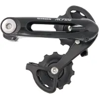 Shimano Alfine Ketjun kiristin Musta kahdella hihnapyörällä