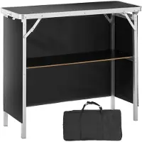 Vevor Näyttelyteline 97 x 38,5 x 87 cm, kokoontaitettava kassilla.