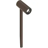 Wever & Ducre WEVER DUCRÉ LED-spotti GEO 1.0 pronssi maakiila 2700K IP65 Geo, Pronssi/messinki, Alumiini