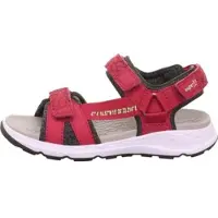 Superfit Criss Cross Sandaalit, Punainen/Vihreä, 29