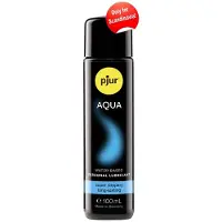 Pjur Aqua - Liukuvoide, 100 ml, vesipohjainen, kosteuttava, laadukas, dermatologisesti testattu