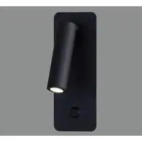 ACB Aron upotettava LED seinävalaisin 3W 3000K 19cm musta