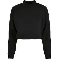 Urban Classics Cropped Oversized High Neck Crew Collegepaita