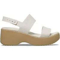 Crocs Sandaalit beige / valkoinen denim