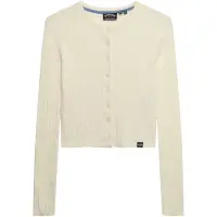 Superdry Lw Essential Cardigan - Cream - 14