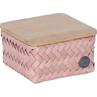 Handed By - Top Fit Tiny Säilytyskori kannella 13x13x8 cm Copper Blush