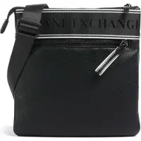 Armani Exchange for man. XM002610AF22662UC001 Combi shoulder bag black (OSFA), Casual, Polyurethane
