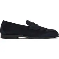 Tommy Hilfiger Flexible Slim Suede Loafer - Navy - 43