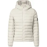 Ecoalf for woman. MCWGAJKATLAN0987S26-998 Atlantic beige coat (S), Casual, Recycled Polister, Sustainable