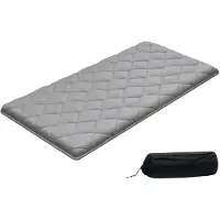 Vevor japanilainen tatamimatto, kaksoiskokoinen kokoontaitettava japanilainen tatamipatja, futon-patja säilytyspussilla ja kiinnittimellä, 9-kerroksinen lattiamatto nukkumiseen, asuntolaan, meditaatio