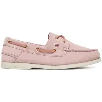 Tommy Hilfiger Hilfiger Suede Boat Shoe - Pink - 38