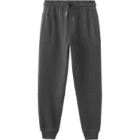 Mango Cotton Joggers With Elastic Waist - Grey - 116