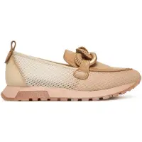 Hispanitas for woman. SHV264834 Oregon shoes brown (39), Leather, Beige, Flat, 1 to 3 cm, None, Casual