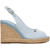 Tommy Hilfiger Flag High Wedge Espad Slingback - Blue - 39