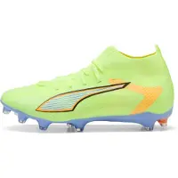 Puma Ultra 6 Match + FG/AG Light Up - Vihreä/Jäinen sininen/Intense Lavender Nainen, koko 35½