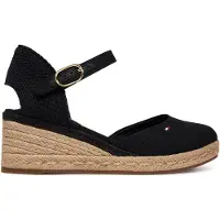 Tommy Hilfiger Mid Wedge Espad Closed Toe - Black - 38
