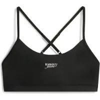 Tommy Hilfiger Tjw Sp Crp Silver Script Bra - Black - L