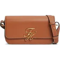 Tommy Hilfiger Th Script Flap Crossover - Brown - ONE SIZE
