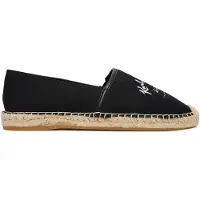 Karl Lagerfeld Espadrillo 'KAMINI' musta / valkoinen
