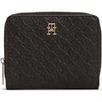 Tommy Hilfiger Th Icon Med Za W/Flap Mono - Black - ONE SIZE