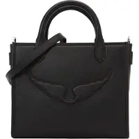 Zadig & Voltaire Angel Tote Xs Grained Leather - Black - ONE SIZE