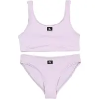 Calvin Klein Bralette Bikini Set - Purple - 140-152