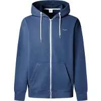 Pepe Jeans for man. PM5800156 Sweatshirt Geo Zip blue (XL), Casual, Cotton