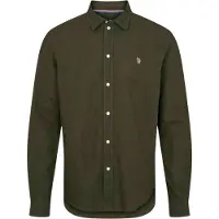 U.S. POLO ASSN. Paita 'UMBOLT' tummanruskea
