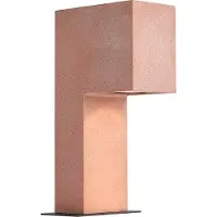 QAZQA Moderni ulkopylväs terrakotta 35cm IP44 - Pompei