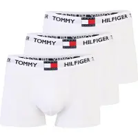 Tommy Hilfiger Underwear Bokserishortsit 'Heritage' tummansininen / punainen / valkoinen
