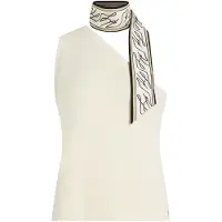 Karl Lagerfeld Neuletoppi kerma / musta