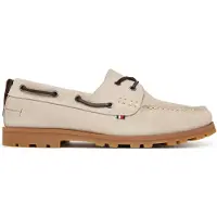 Tommy Hilfiger Hilifger Light Sde Boat Shoe - Cream - 40