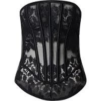 Hunkemoller Chalice Bustier - Black - 75 B