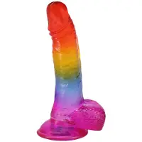 Doc Johnson Peniksen jäljitelmä Rainbow, eri väreissä