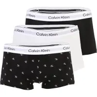 Calvin Klein Underwear Bokserishortsit vaaleanharmaa / musta / valkoinen